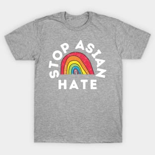 Stop Asian Hate - Rainbow T-Shirt